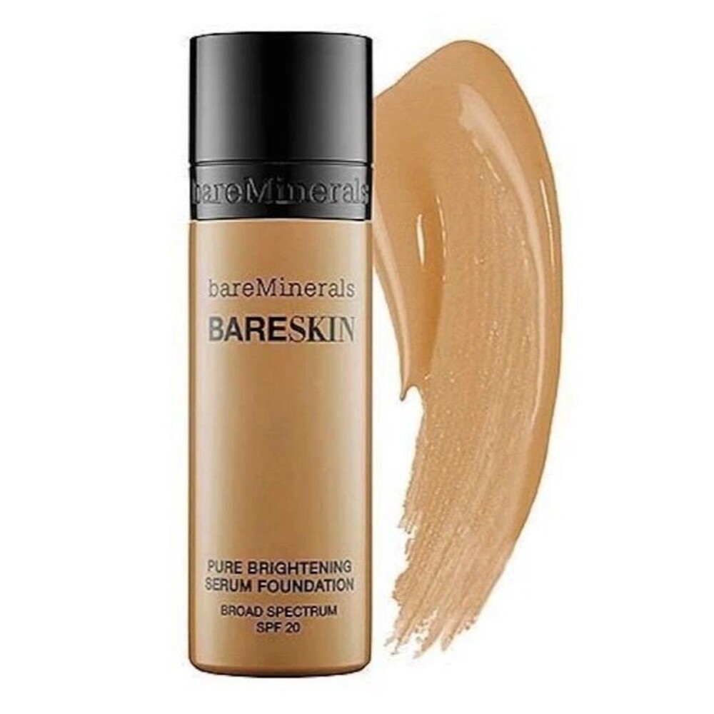 bareMinerals Bareskin Pure Brightening Serum Foundation BARE CARAMEL 14 New